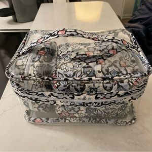 Vera Bradley 3 Piece Cosmetic Bag Set
